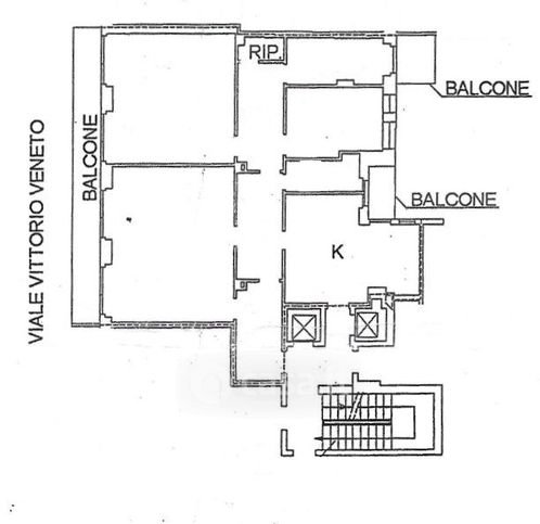 Appartamento in residenziale in Via Vittorio Veneto 22