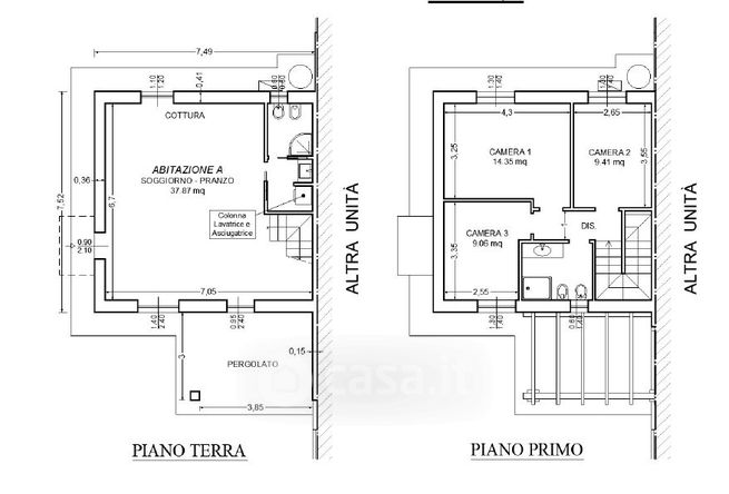 Casa bi/trifamiliare in residenziale in 