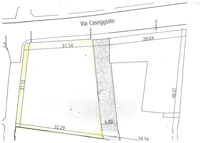 Terreno edificabile in residenziale in Via Caseggiato 19 A