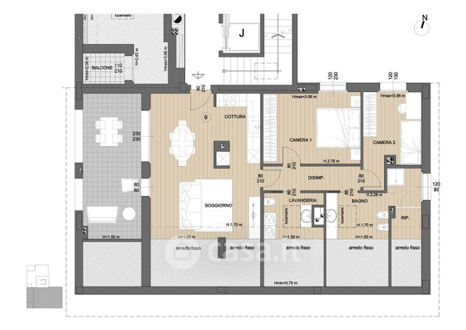 Appartamento in residenziale in Via Giuseppe Garibaldi 7