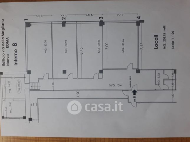 Ufficio in commerciale in Via della Magliana Nuova