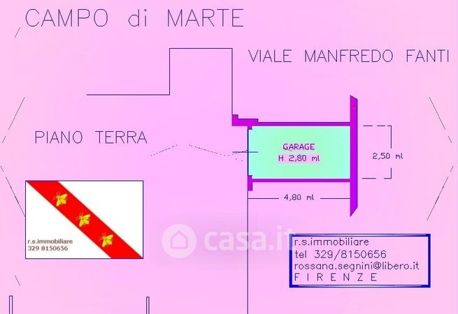 Garage/posto auto in residenziale in Viale Edmondo de Amicis 87