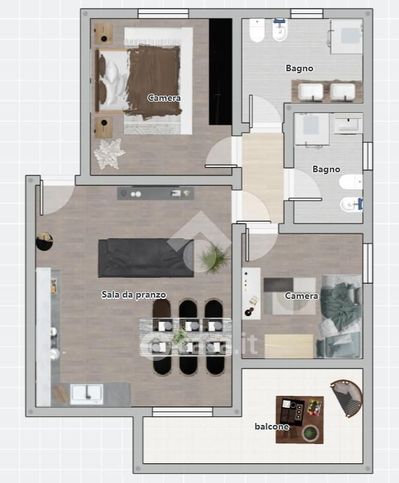 Appartamento in residenziale in Via Callas