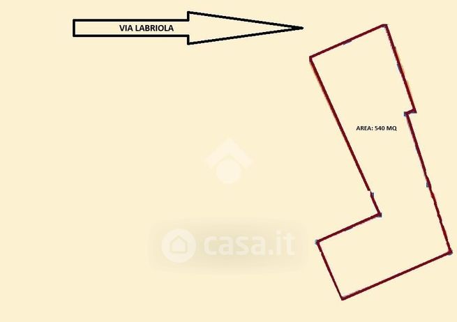 Terreno edificabile in residenziale in Via A. Labriola 1