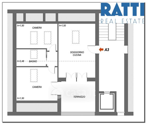 Appartamento in residenziale in Via C. Porta