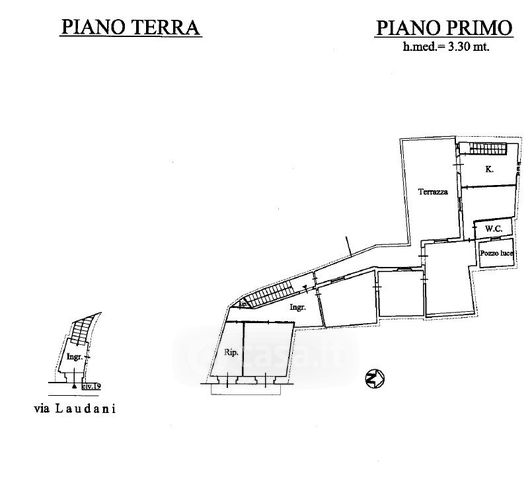Casa indipendente in residenziale in Via Laudani 19