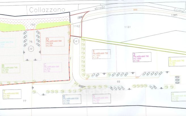 Terreno edificabile in residenziale in Via dell'Unita' d'Italia