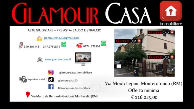 Appartamento in residenziale in Via Monti Lepini