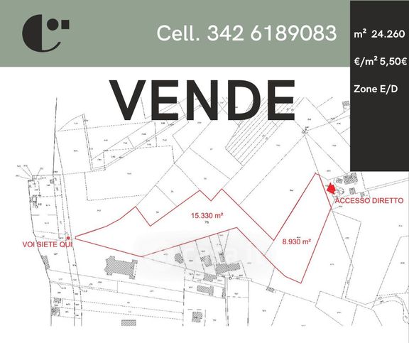 Terreno agricolo in commerciale in Contrada Fanello