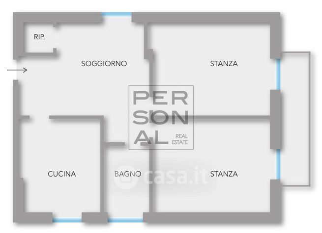 Appartamento in residenziale in Via Gocciadoro