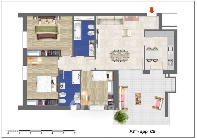 Appartamento in residenziale in Via Benedetto Orsoni