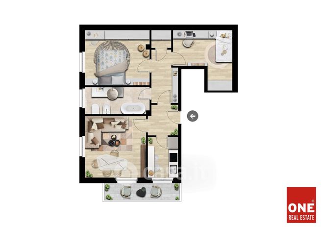 Appartamento in residenziale in Via Giuseppe Mazzini 6