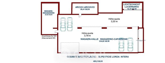 Capannone in commerciale in