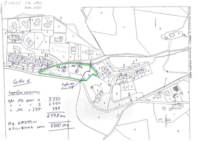 Terreno edificabile in residenziale in Strada Monte Bagnolo Valbiancara 1 n