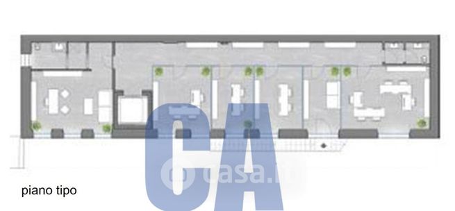 Ufficio in commerciale in Via Antonio Cecchi