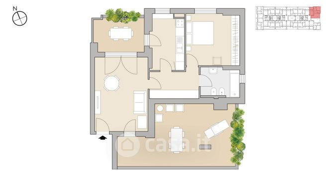 Appartamento in residenziale in Via dell'Orto di Santa Maria