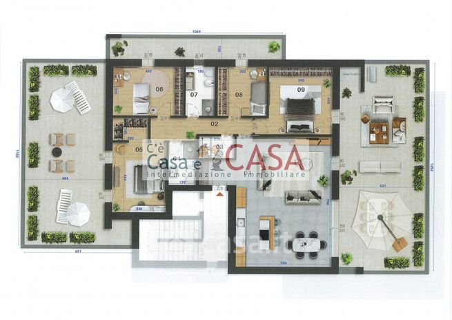 Attico/mansarda in residenziale in 