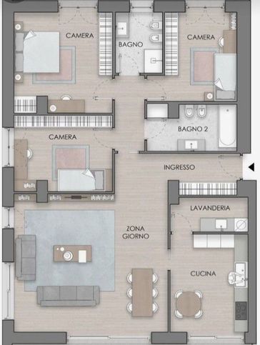 Casa indipendente in residenziale in Via dei ciliegi