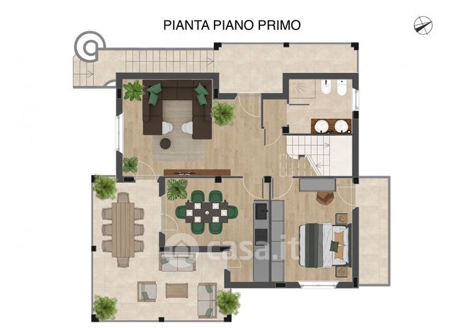 Appartamento in residenziale in Strada Stupinigi 79
