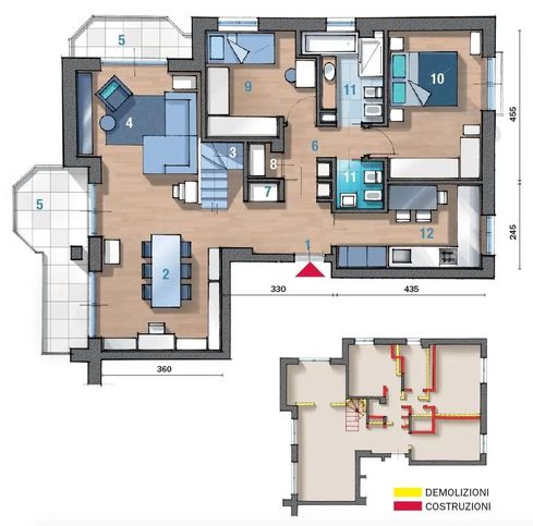 Appartamento in residenziale in Via Maceri