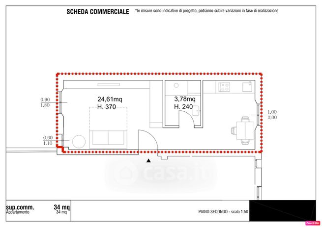 Appartamento in residenziale in Via Luigi Calori