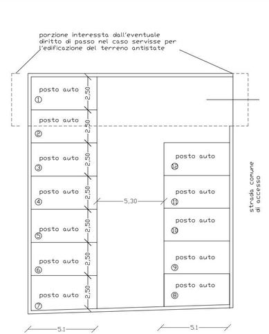 Box/posto auto in residenziale in Via del Ronco Corto