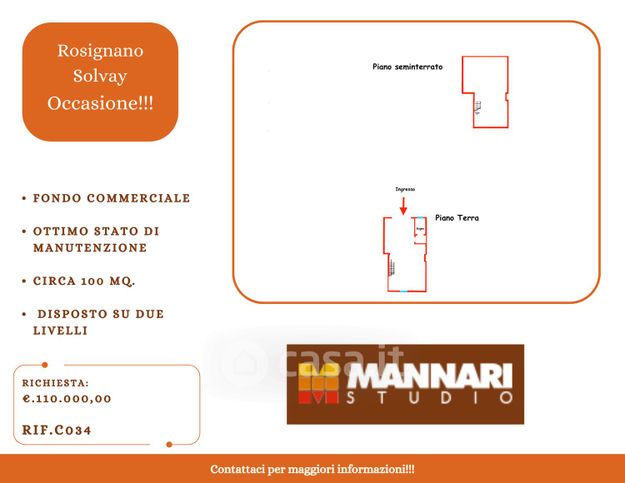 Ufficio in commerciale in 