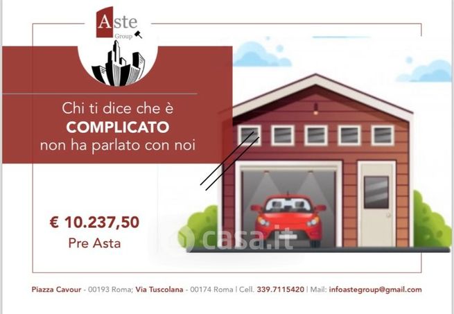 Garage/posto auto in residenziale in Via Caio Cestio 35