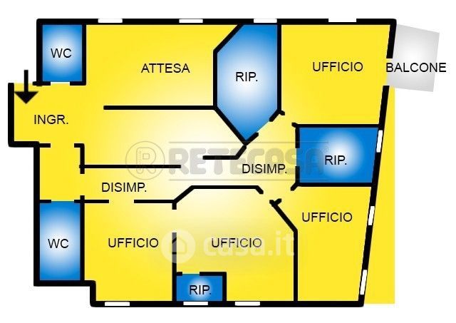 Ufficio in commerciale in