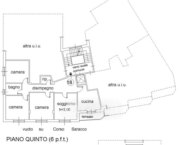 Appartamento in residenziale in Corso Saracco 192