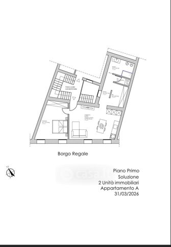 Appartamento in residenziale in Borgo Regale