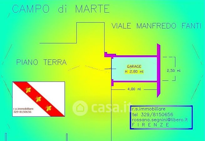 Garage/posto auto in residenziale in Viale Manfredo Fanti 25  R