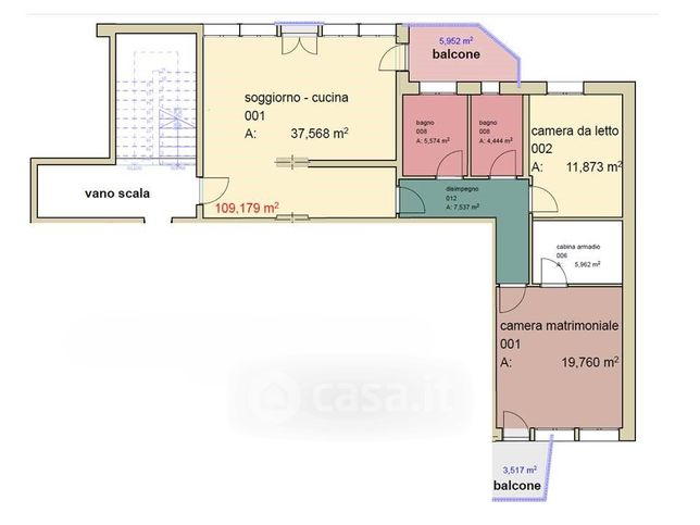 Attico/mansarda in residenziale in Via Vittime Civili 35