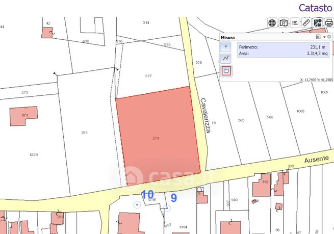 Terreno agricolo in commerciale in Via Per Castelforte 74