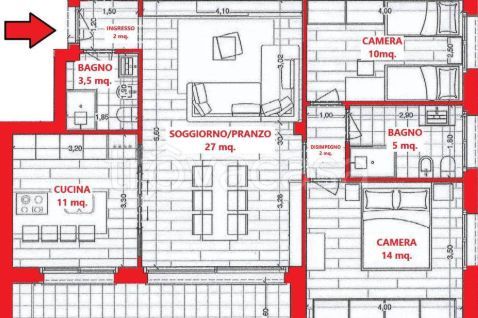 Appartamento in residenziale in Via Mazzini