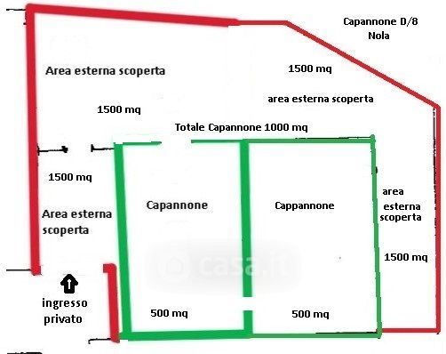 Capannone in commerciale in Via Polveriera
