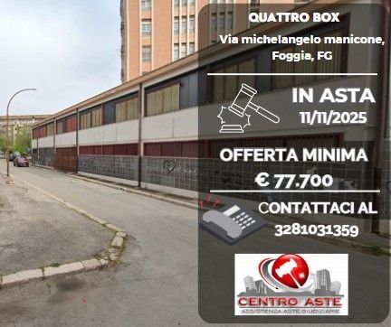 Box/posto auto in residenziale in Via Michelangelo Manicone
