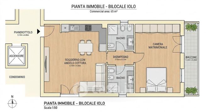 Appartamento in residenziale in Via Luigi Salvatorelli