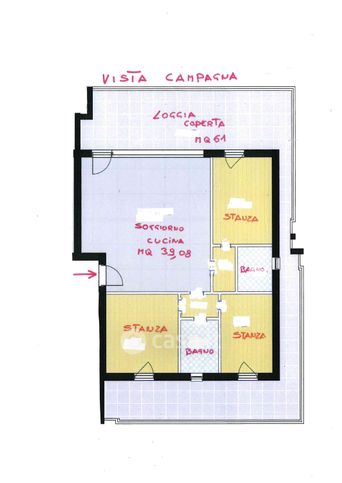 Attico/mansarda in residenziale in 