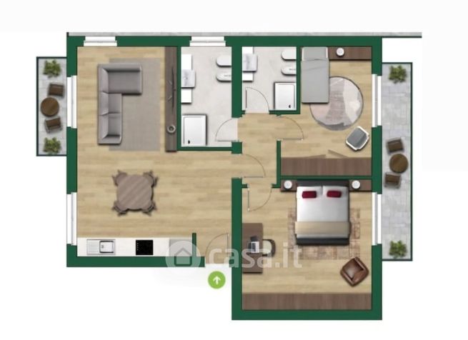 Attico/mansarda in residenziale in 