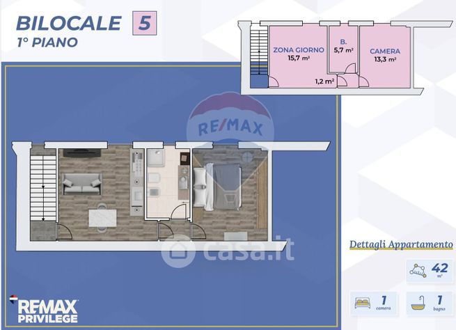 Appartamento in residenziale in Via Roma 73