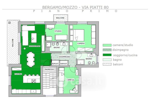 Appartamento in residenziale in Via Piatti 80