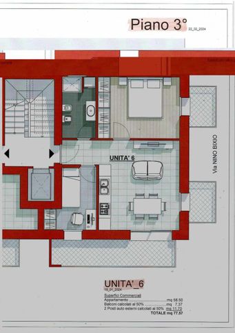 Appartamento in residenziale in Via Napoleone III°