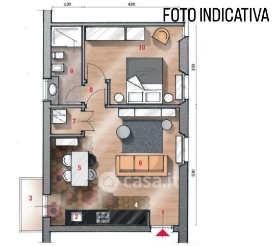 Appartamento in residenziale in Via della Coscia