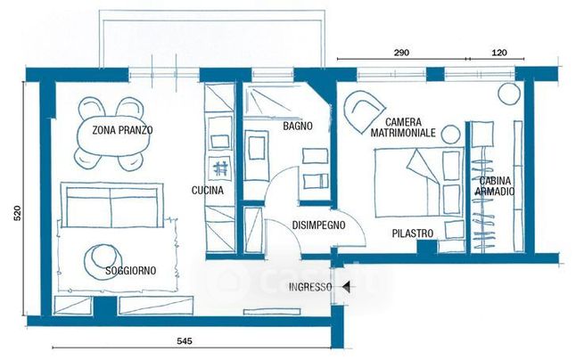 Appartamento in residenziale in Via della Fontana