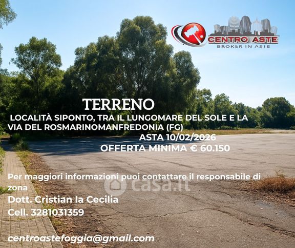 Terreno agricolo in commerciale in Lungomare del Sole