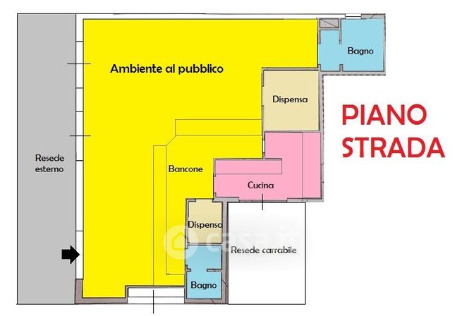Attivitã /licenza (con o senza mura) in commerciale in Piazza del Mercato