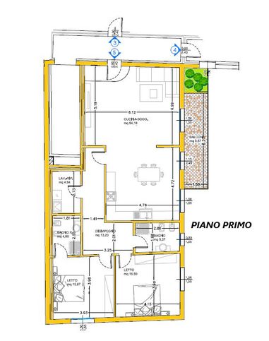 Appartamento in residenziale in Via Giuseppe Garibaldi 52