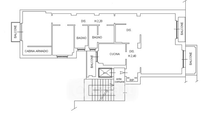 Appartamento in residenziale in Viale Andrea Doria 48