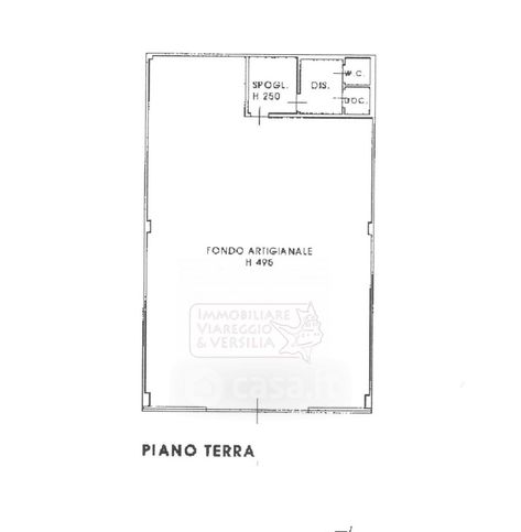 Capannone in commerciale in Via Libeccio 45